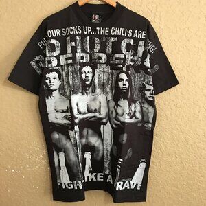 Red Hot Chili Peppers All Over Print T-Shirt Giant XL Modern